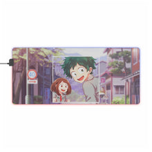 Load image into Gallery viewer, My Hero Academia Izuku Midoriya RGB LED Mouse Pad (Desk Mat)
