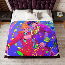 Load image into Gallery viewer, Josuke and Giorgio Sherpa Blanket
