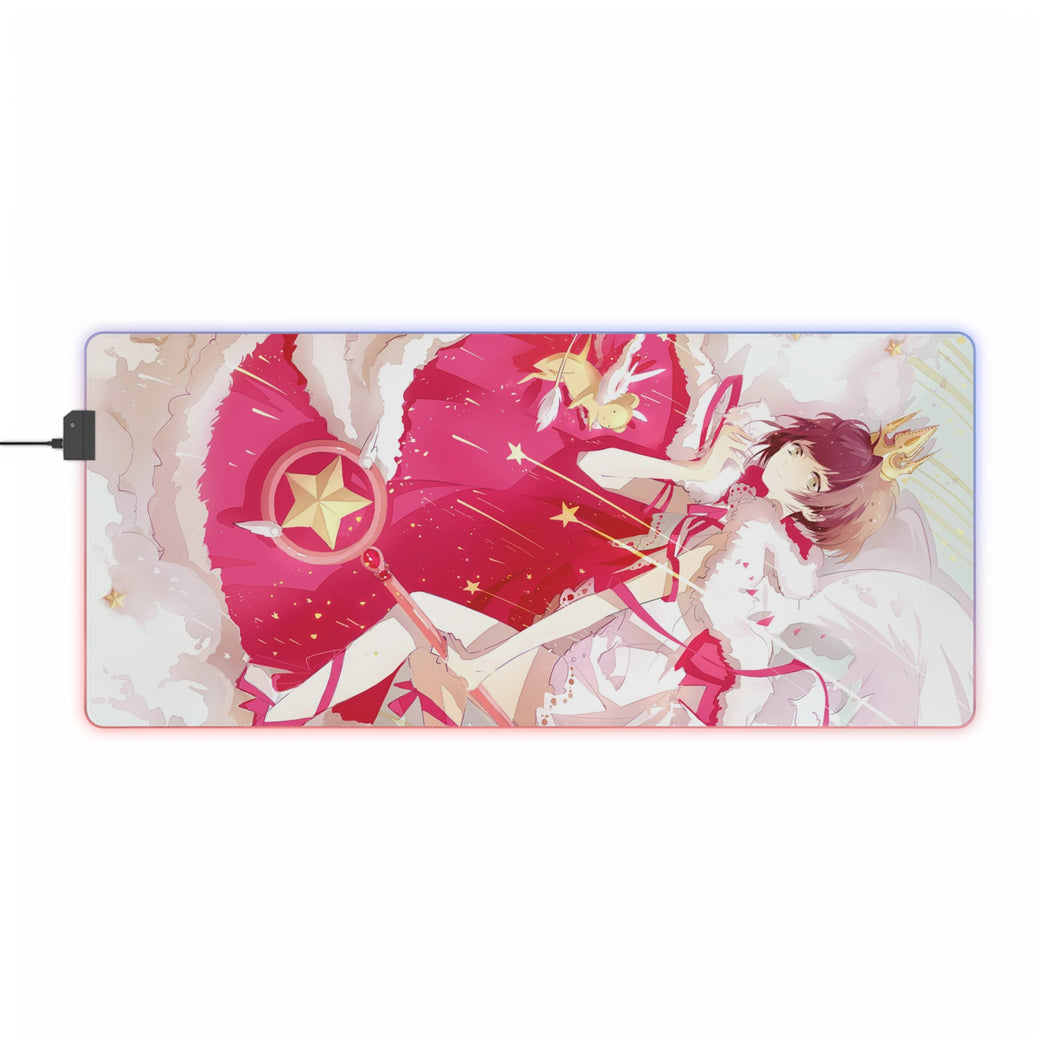 Cardcaptor Sakura Sakura Kinomoto, Keroberos RGB LED Mouse Pad (Desk Mat)