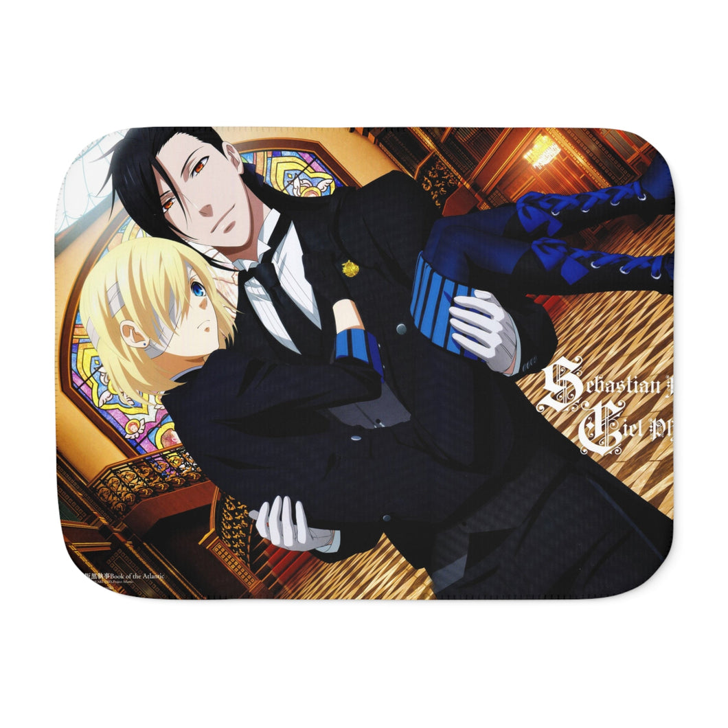 Black Butler Sherpa Blanket