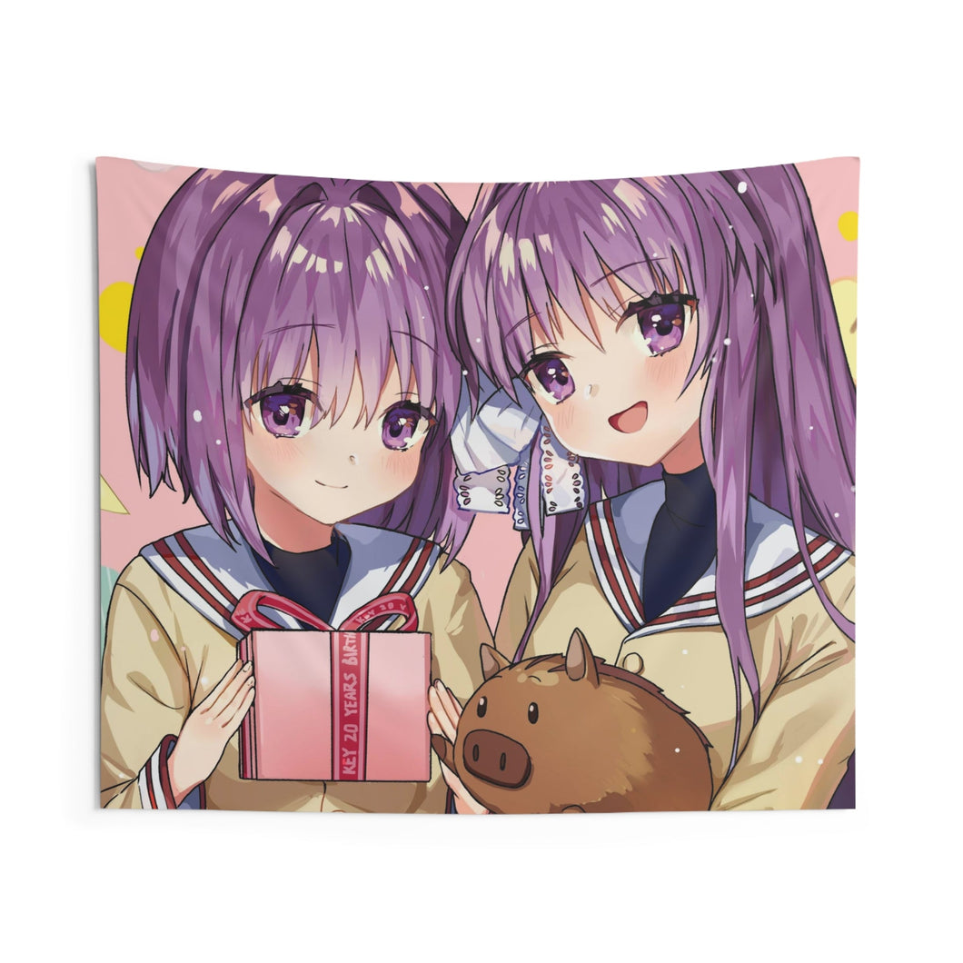 Clannad Kyou Fujibayashi, Ryou Fujibayashi Indoor Wall Tapestry