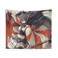 Nagato Class Battleship Indoor Wall Tapestry