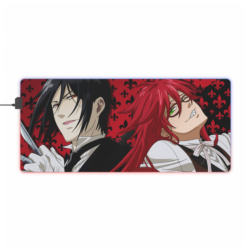 Sebastian and Grell RGB LED Mouse Pad (Desk Mat)