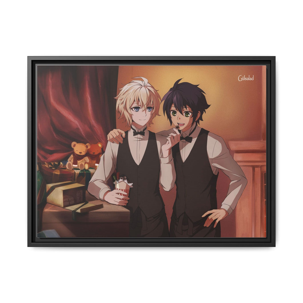 Anime Seraph of the End Canvas Framed Art Print