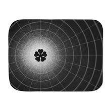 Load image into Gallery viewer, Black Clover : 5 Leaf Clover Demon Sherpa Blanket
