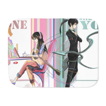 Load image into Gallery viewer, Yayoi Kunizuka- All alone Sherpa Blanket
