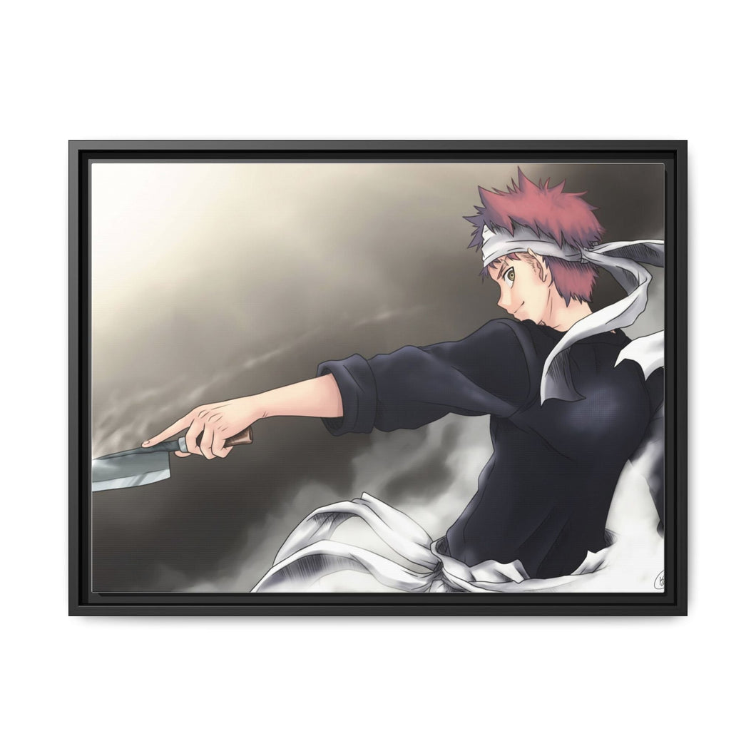 Anime Food Wars: Shokugeki no Soma Canvas Framed Art Print