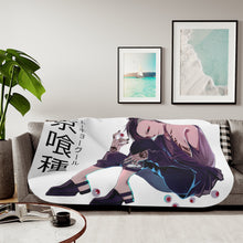 Load image into Gallery viewer, Anime Tokyo Ghoul Sherpa Blanket
