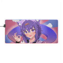 Load image into Gallery viewer, Nekomata Okayu RGB LED Mouse Pad (Desk Mat)
