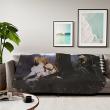 Load image into Gallery viewer, Asuna and Kirito Sherpa Blanket
