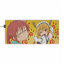 Load image into Gallery viewer, Miss Kobayashi's Dragon Maid Kobayashi, Kobayashi San Chi No Maid Dragon, Tohru RGB LED Mouse Pad (Desk Mat)
