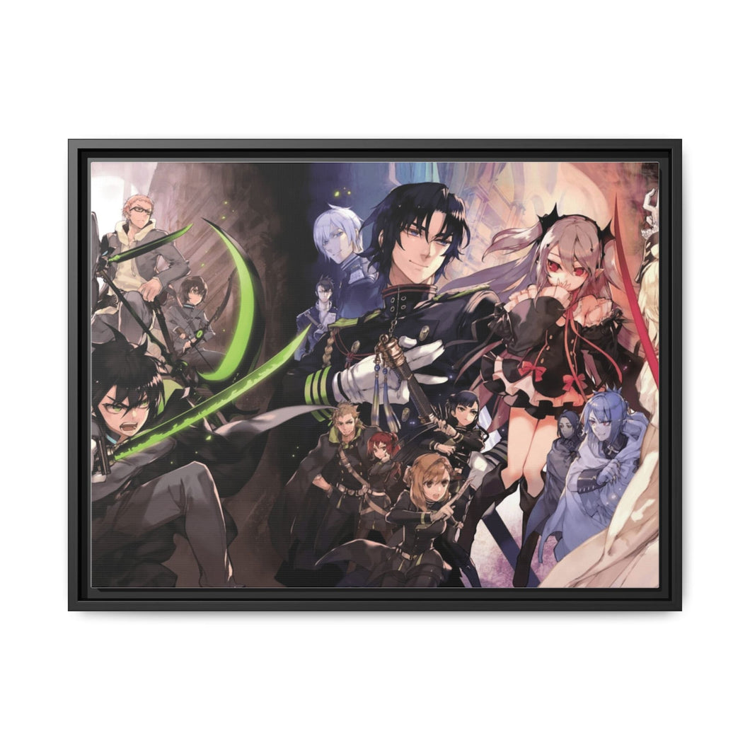 The End Canvas Framed Art Print