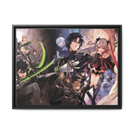 The End Canvas Framed Art Print