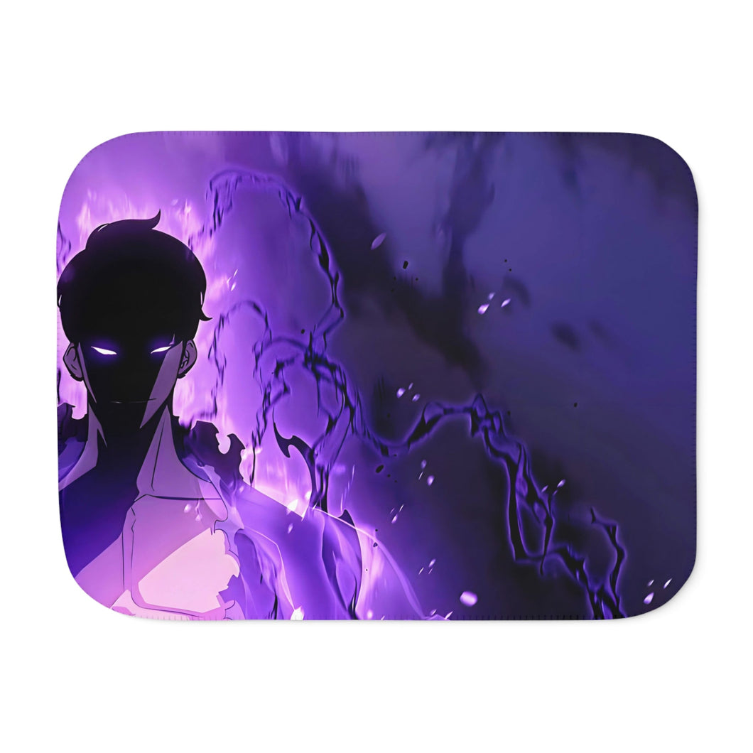 Anime Solo Leveling Sherpa Blanket