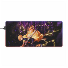 Load image into Gallery viewer, Demon Slayer: Kimetsu no Yaiba Zenitsu Agatsuma RGB LED Mouse Pad (Desk Mat)
