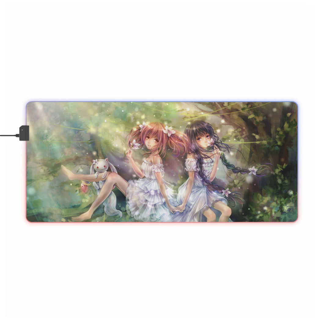 Puella Magi Madoka Magica RGB LED Mouse Pad (Desk Mat)
