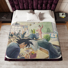 Load image into Gallery viewer, Anime Dragon Ball Sherpa Blanket
