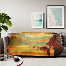Load image into Gallery viewer, Anime Samurai Champloo Sherpa Blanket
