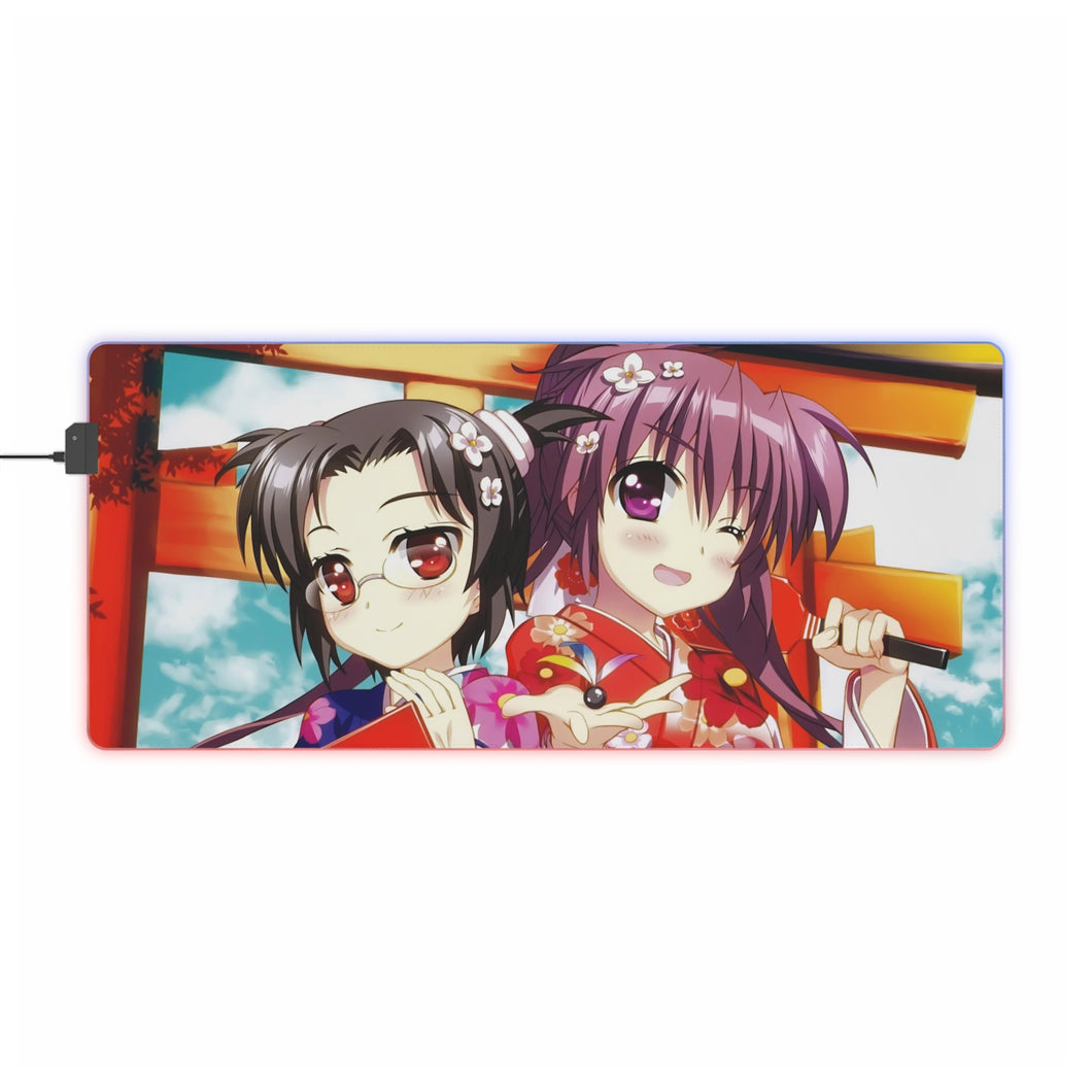Magical Girl Lyrical Nanoha RGB LED Mouse Pad (Desk Mat)