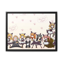 Load image into Gallery viewer, May Queen&#39;s Cafe Heaven Canvas Framed Art Print
