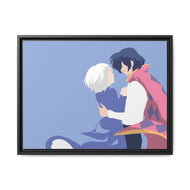 Howl's Moving Castle Canvas Framed Art Print