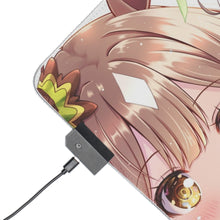 Load image into Gallery viewer, Kitasan Black &amp; Satono Diamond RGB LED Mouse Pad (Desk Mat)
