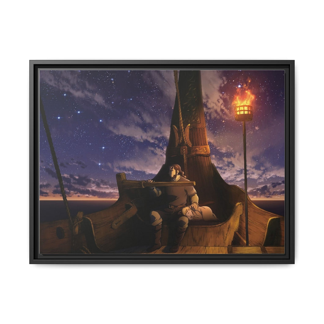 Anime Vinland Saga Canvas Framed Art Print