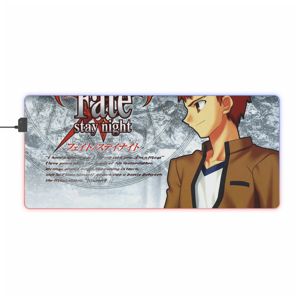 Fate/Stay Night RGB LED Mouse Pad (Desk Mat)