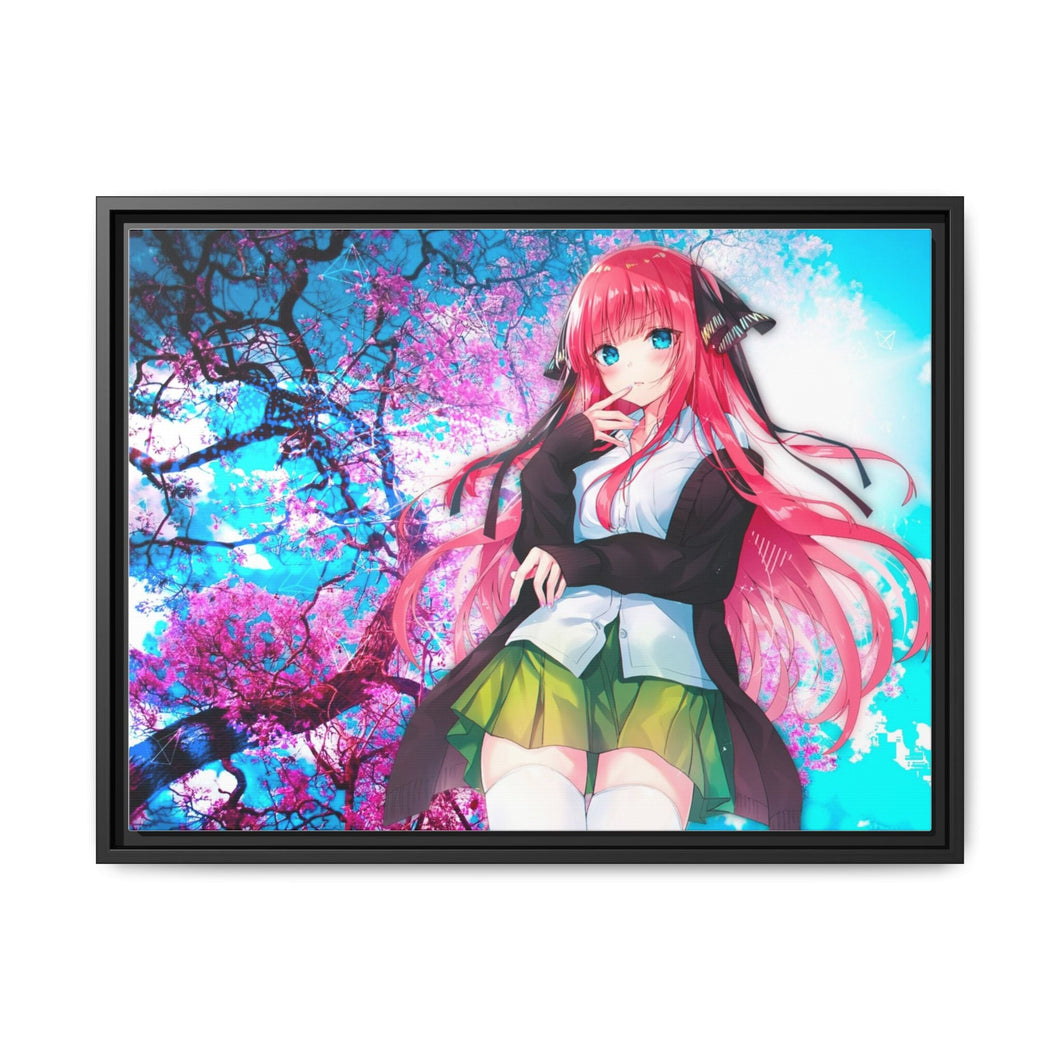 The Quintessential Quintuplets Canvas Framed Art Print