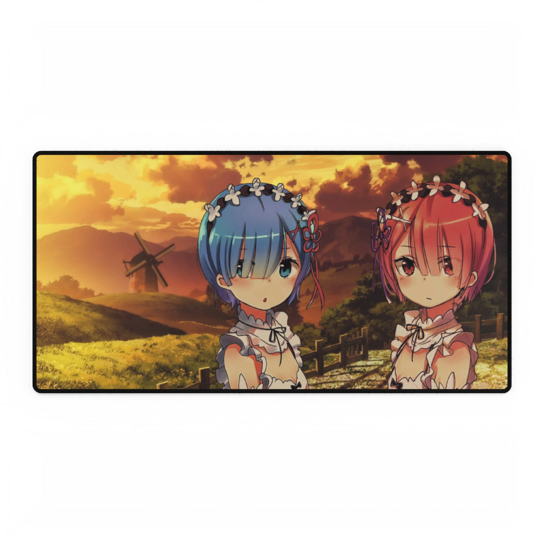 Rem and Ram Mouse Pad (Desk Mat)