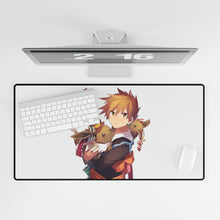 Load image into Gallery viewer, Pokemon: Red and Blue Mouse Pad (Desk Mat)
