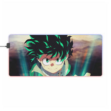 Load image into Gallery viewer, My Hero Academia Izuku Midoriya RGB LED Mouse Pad (Desk Mat)

