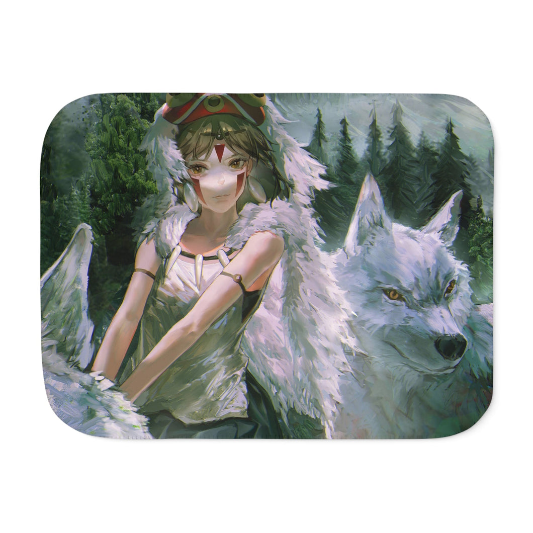 Anime Princess Mononoke Sherpa Blanket