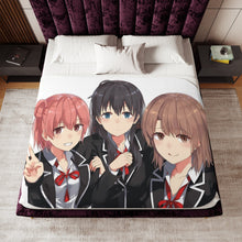Load image into Gallery viewer, My Teen Romantic Comedy SNAFU Yukino Yukinoshita, Yui Yuigahama Sherpa Blanket
