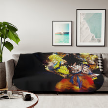 Load image into Gallery viewer, Anime Dragon Ball Z Sherpa Blanket
