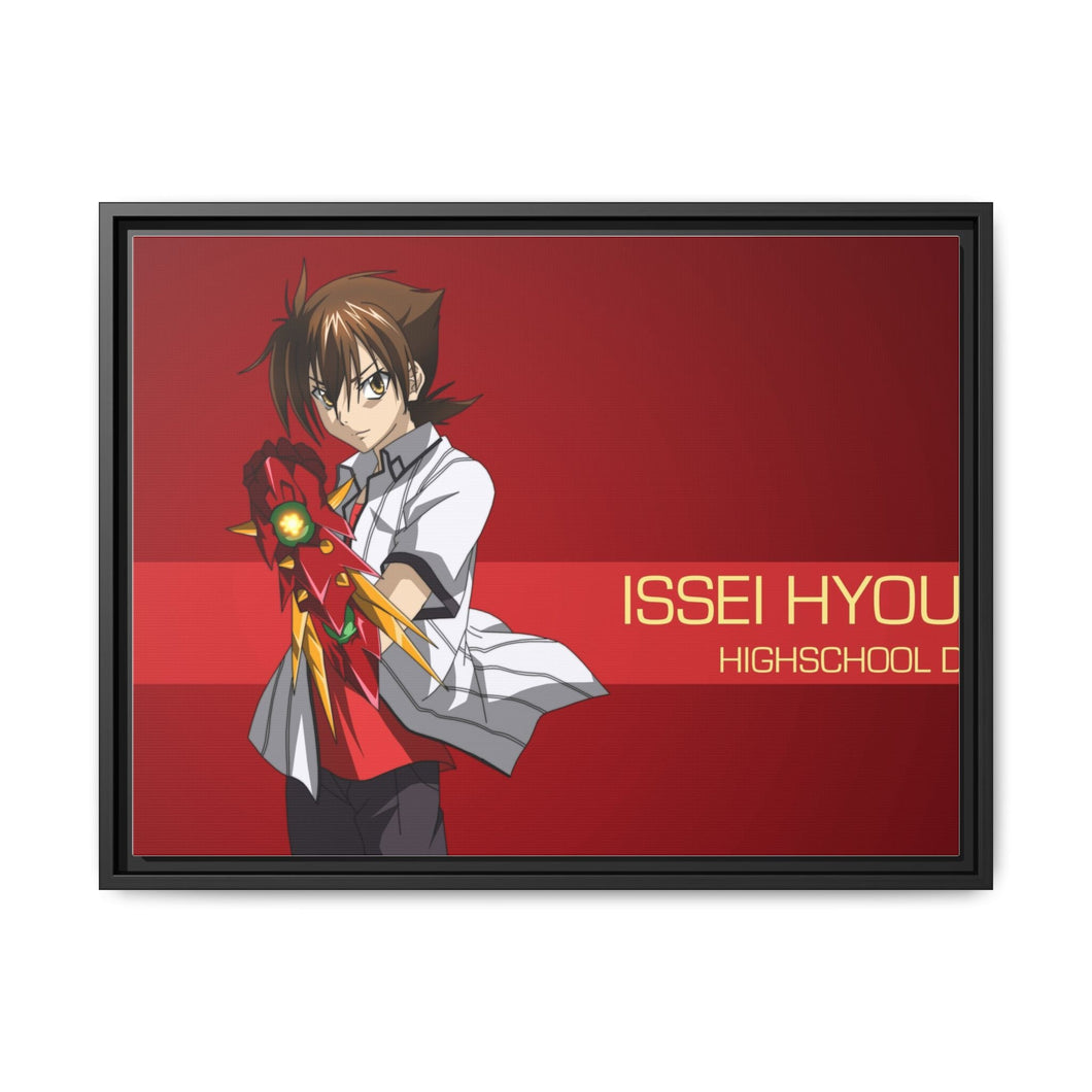 High School DxD Issei Hyoudou, Ddraig Canvas Framed Art Print