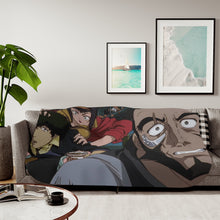 Load image into Gallery viewer, Anime Cowboy Bebopr Sherpa Blanket
