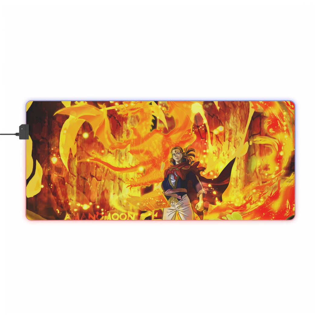 Anime Black Clover RGB LED Mouse Pad (Desk Mat)