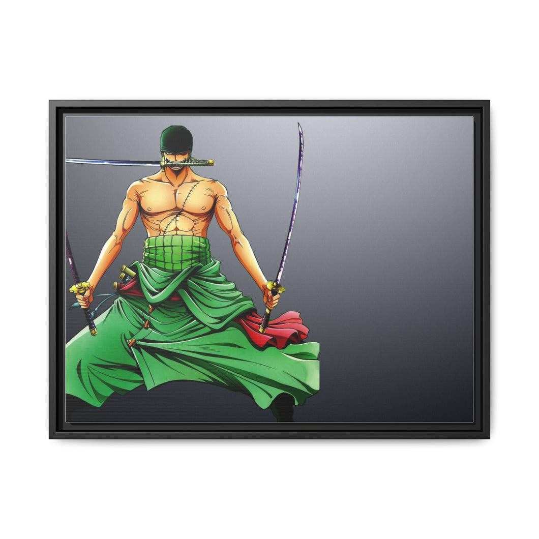 Roronoa Zoro Canvas Framed Art Print