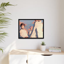 Load image into Gallery viewer, The Promised Neverland Ray, Norman, Emma Canvas Framed Art Print
