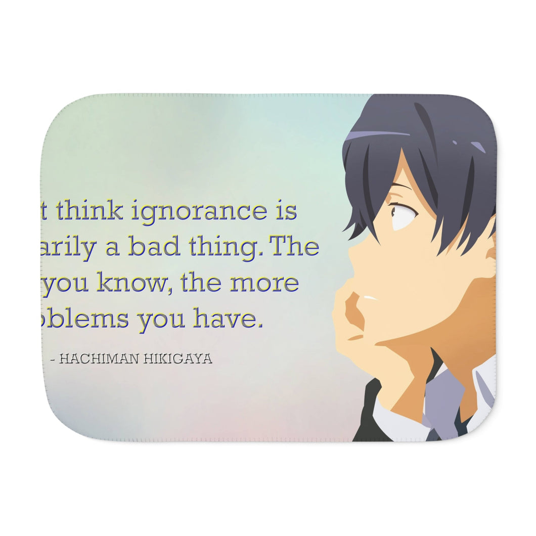 My Teen Romantic Comedy SNAFU Hachiman Hikigaya Sherpa Blanket