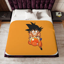 Load image into Gallery viewer, Anime Dragon Ball Sherpa Blanket
