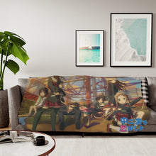 Load image into Gallery viewer, Love, Chunibyo &amp; Other Delusions Rikka Takanashi, Sanae Dekomori, Shinka Nibutani, Kumin Tsuyuri, Kuzuha Togashi Sherpa Blanket
