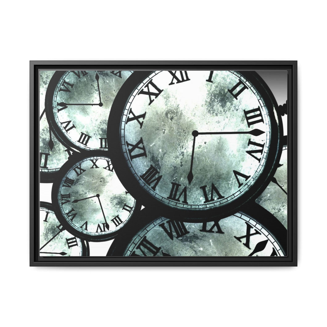 Anime Steins;Gate Canvas Framed Art Print