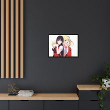 Load image into Gallery viewer, Yumeko Jabami and Mary Saotome Canvas Framed Art Print
