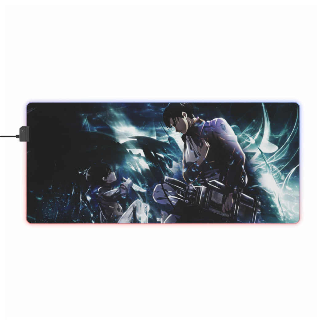 Anime Attack On Titan RGB LED Mouse Pad (Desk Mat)