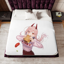 Load image into Gallery viewer, Anime Chainsaw Man Sherpa Blanket
