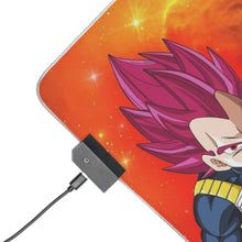 Load image into Gallery viewer, Vegeta SSJ God and Vegeta SSJ God SSJ RGB LED Mouse Pad (Desk Mat)
