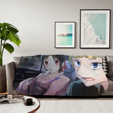 Load image into Gallery viewer, Kaguya and Miyuki Sherpa Blanket
