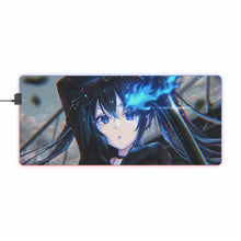 Load image into Gallery viewer, Anime Black ★★ Rock Shooter : Dawn Fall RGB LED Mouse Pad (Desk Mat)
